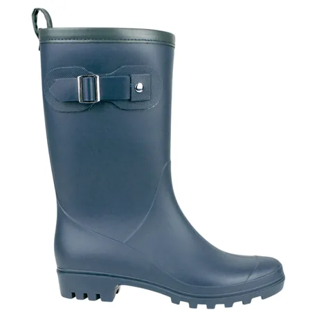 Bota de Agua Mujer Azul Marino Caña Media Kelara K61401