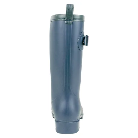 Bota de Agua Mujer Azul Marino Caña Media Kelara K61401