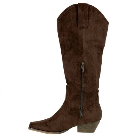 Bota Campera Antelina Marrón Chocolate Caña Alta Buonarotti 6019
