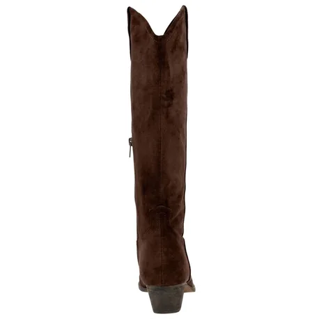 Bota Campera Antelina Marrón Chocolate Caña Alta Buonarotti 6019