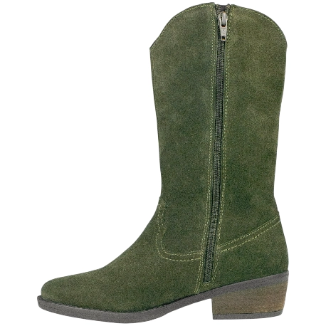 Bota Campera Media Caña Piel Mujer Tacón Medio Harper MAAT