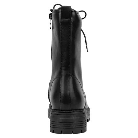 Bota Militar Plataforma Cremallera y Cordón Buonarotti 3355