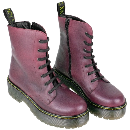 Bota Militar Mujer Plataforma Piel Jarpex 550JPX/225