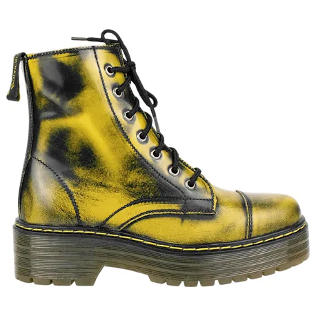 Bota Militar Plataforma Piel Florenti Envejecido Losal 1024