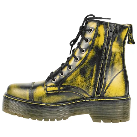 Bota Militar Plataforma Piel Florenti Envejecido Losal 1024
