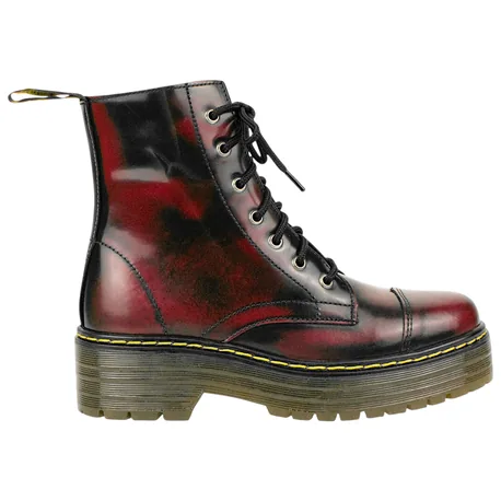 Bota Militar Plataforma Piel Florenti Envejecido Losal 1024