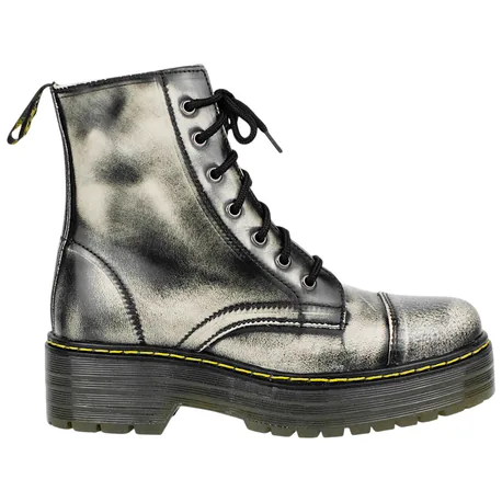 Bota Militar Plataforma Piel Florenti Envejecido Losal 1024