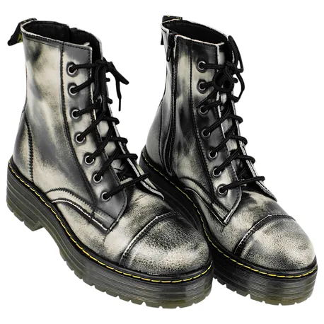 Bota Militar Plataforma Piel Florenti Envejecido Losal 1024