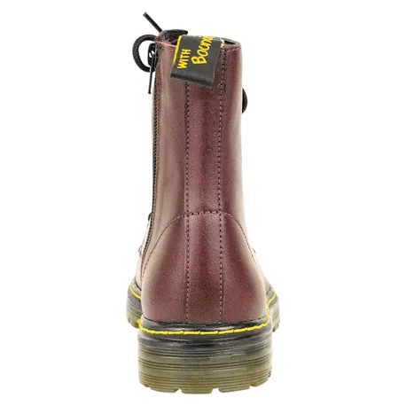 Bota Militar Piel Plana Cordón y Cremallera Losal 1013