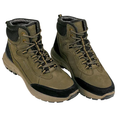 Bota Piel Marrón Impermeable Plana Luisetti 3948NO-W 