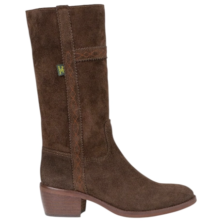 Botas Camperas Media Caña Mujer Tacon Cuadrado- Dakota Boots 476