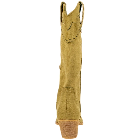 Bota Campera Marrón Tacón Ancho Medio Corina