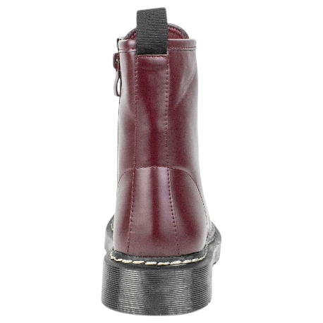 Botas Militares para Mujer con Forro de Pelo y Cremallera - Prisska GX320