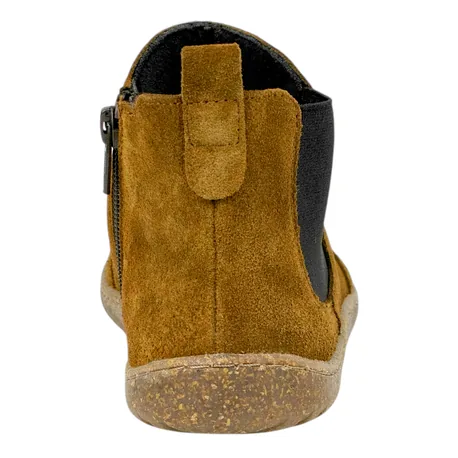 Botín Barefoot Piel Serraje con Cremallera Vivant V-2759