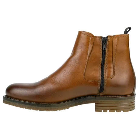 Botín Chelsea Piel Plano Cremallera Innova Shoes B-4947