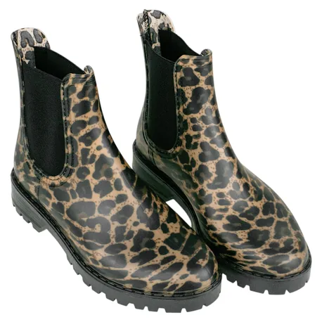 Botín de Agua Goma Plano Ideal Shoes 2781