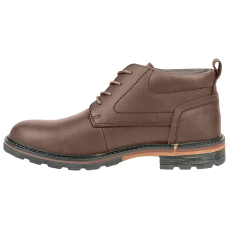 Botín Piel Engrasada Marrón Chocolate Membrana Impermeable Renature COMUNAL 05