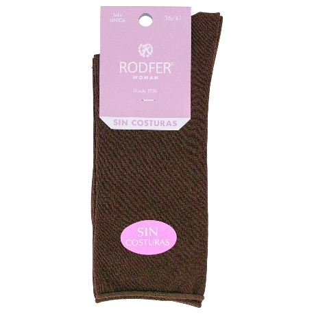 Calcetines sin costuras mujer de algodon rulo 36/41 Rodfer 2301