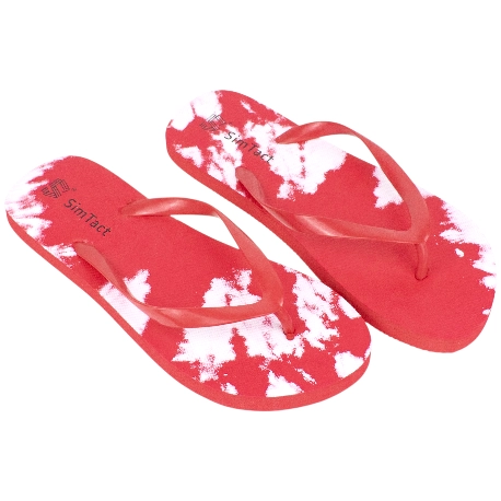 Chanclas de Goma Mujer Estampadas Piscina o Ducha Simtact 8066 