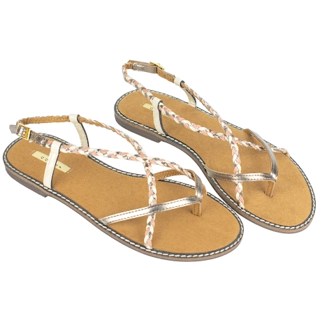 Sandalias de Tiras Finas Estilo Griego para Mujer de Corina M5485
