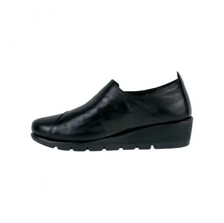 Zapato de Piel con Cuña Elasticos Laterales Doctor Cutillas 77214