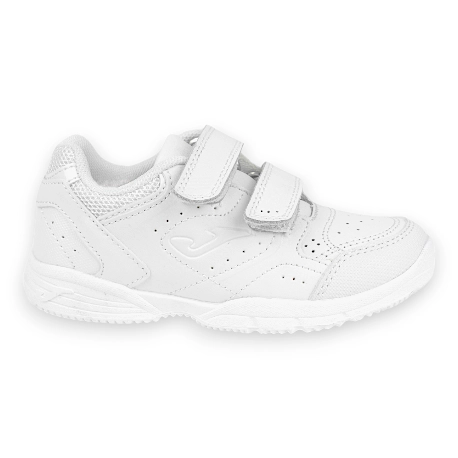 Zapatillas Escolares Joma Blancas para Niño y Niña con Puntera Reforzada - SCHOOL JR 2102