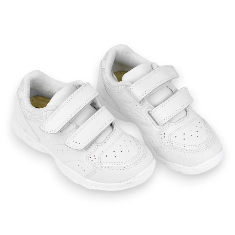 Zapatillas Escolares Joma Blancas para Niño y Niña con Puntera Reforzada - SCHOOL JR 2102