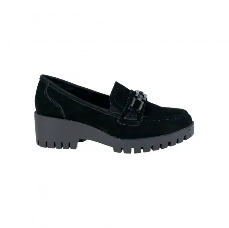 Mocasín Mujer Tacón Bajo Suela Track - Kelara K31274