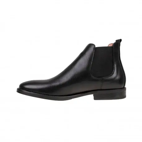 Botines Chelsea de Piel para Hombre con Elásticos Laterales - 5410