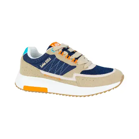 Zapatillas Deportivas Lois para Hombre Cómodas Verano Beis 64360