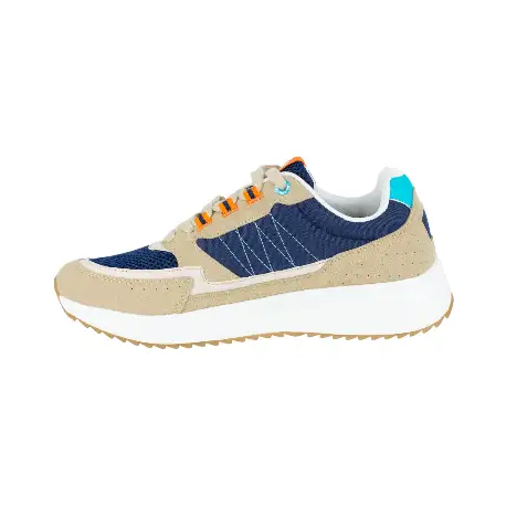 Zapatillas Deportivas Lois para Hombre Cómodas Verano Beis 64360