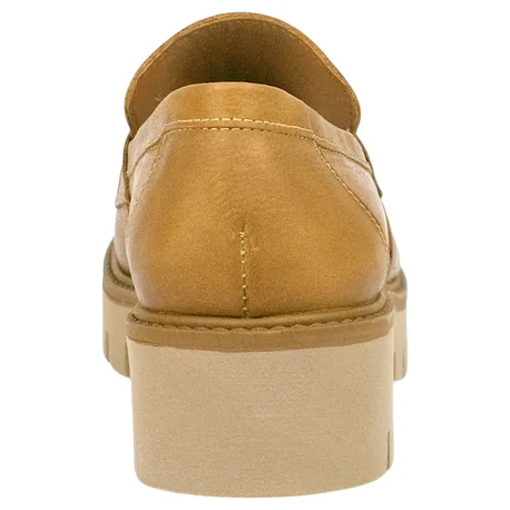 Mocasín Piel Teñido y Engrasado a Mano Plataforma Wikers