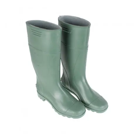 Bota de Goma Hombre Plana Verde P Agua 1066