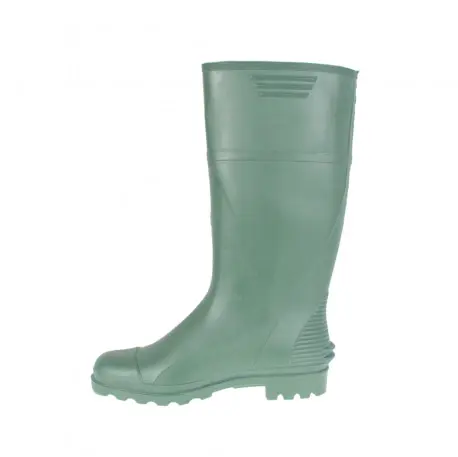 Bota de Goma Hombre Plana Verde P Agua 1066