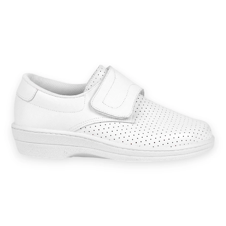 Zapatos de Trabajo Brocado Velcro Percla 18793