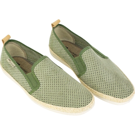 Alpargatas Hombre de Verano Verdes con Detalle de Esparto - Potomac 530