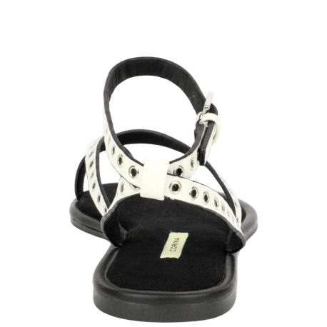 Sandalia Beis Mujer Entrededo Tachas Plana Corina 6441
