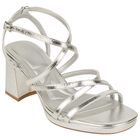 Sandalias Tacón Ancho y Plataforma Tiras Finas Buonarotti BL-5725 V