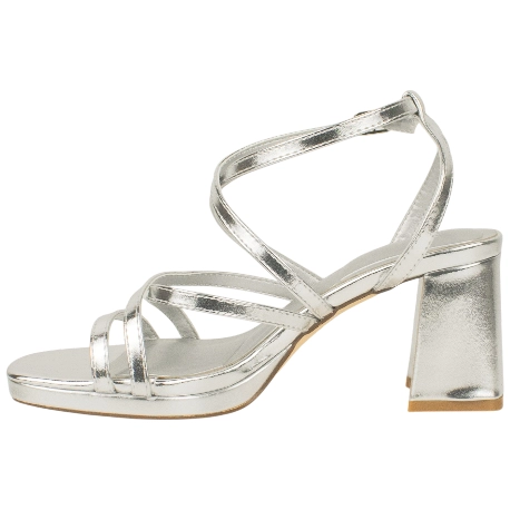 Sandalias Tacón Ancho y Plataforma Tiras Finas Buonarotti BL-5725 V