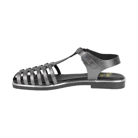 Sandalia Cangrejera Plana Piel Studio Scarpe SN34329
