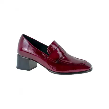 Mocasines mujer charol de Tacón Medio - Wikers E-124