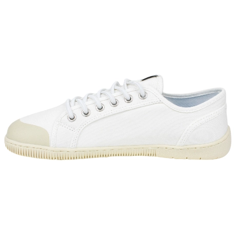 Zapatilla Lona Blanca Barefoot Mujer Mustang Free ARIA 60944