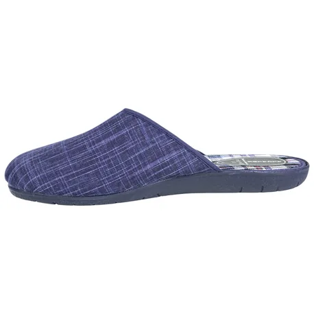 Zapatilla de Casa Azul Marino Plana Hombre Verano Alcalde 30317