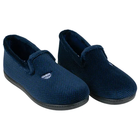 Zapatilla Cerrada Estampado a Rayas Plana Eco-Flex 12027