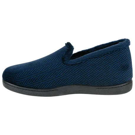 Zapatilla Cerrada Estampado a Rayas Plana Eco-Flex 12027