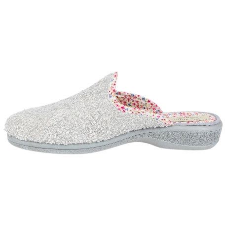 Zapatilla Casa Abierta Rizo Gris Cuña Baja J.Ortega 3244-B