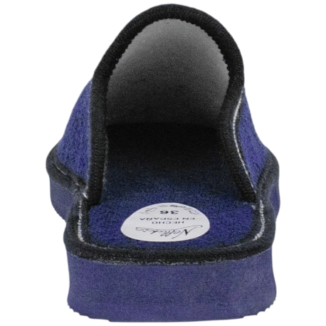 Zapatilla Casa Mujer Verano Cerrada Toalla Nellakis 150 Azul