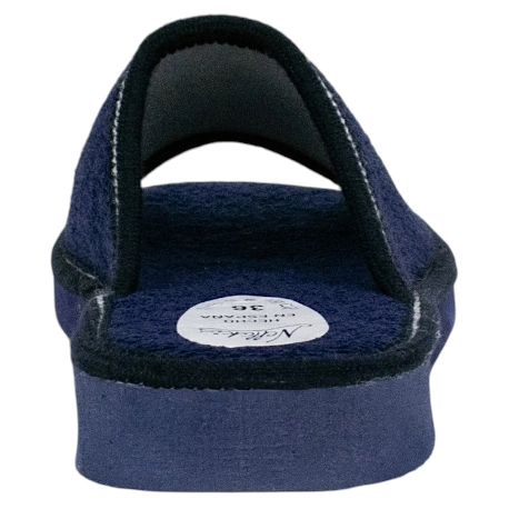 Zapatilla Casa Mujer Verano Abierta Toalla Nellakis 170 Azul
