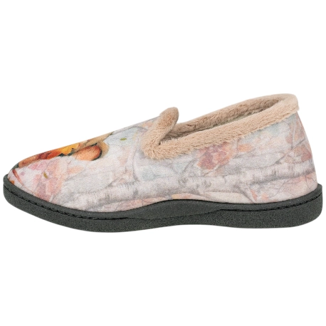 Zapatilla Casa Cerrada Plana Mujer Plumaflex Hamsters 12215