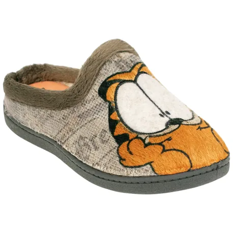 Zapatilla Casa Plumaflex Hombre Plana Estampado Gato Perro 12081Invierno